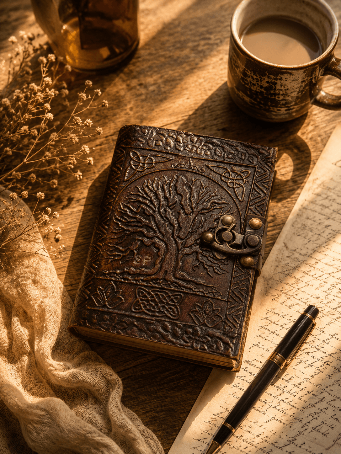 Tree of Life β’ Brass Clasp Lock